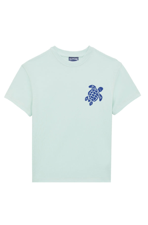 VILEBREQUIN Boys Organic Cotton T-Shirt Embroidered Turtle