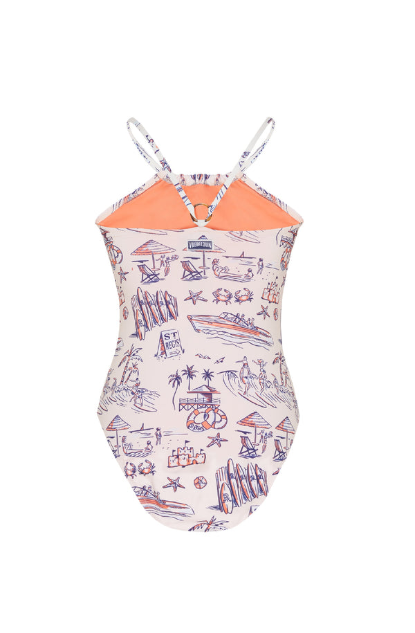 VILEBREQUIN Girls One-Piece Swimsuit Family Beach - Vilebrequin x St. Regis
