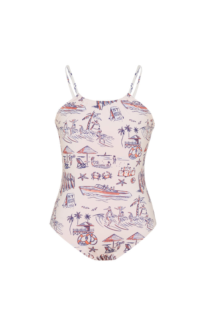 VILEBREQUIN Girls One-Piece Swimsuit Family Beach - Vilebrequin x St. Regis