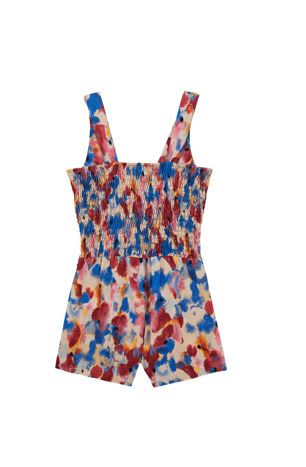 VILEBREQUIN Girls Viscose Playsuit Flowers in the Sky