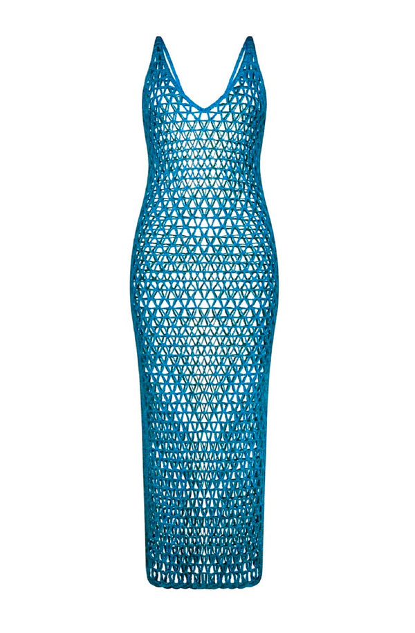 PARAMIDONNA Women Gigi Turquoise Blue Dress