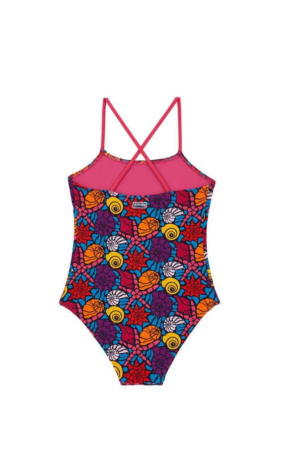 VILEBREQUIN Girls One-Piece Swimsuit Noumea Sea Shells