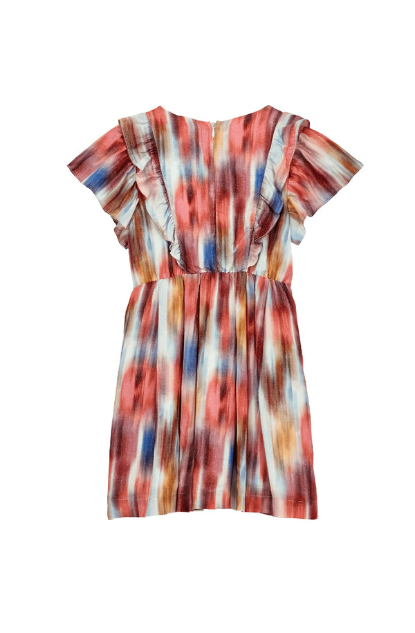 VILEBREQUIN Girls Ruffles Dress Ikat