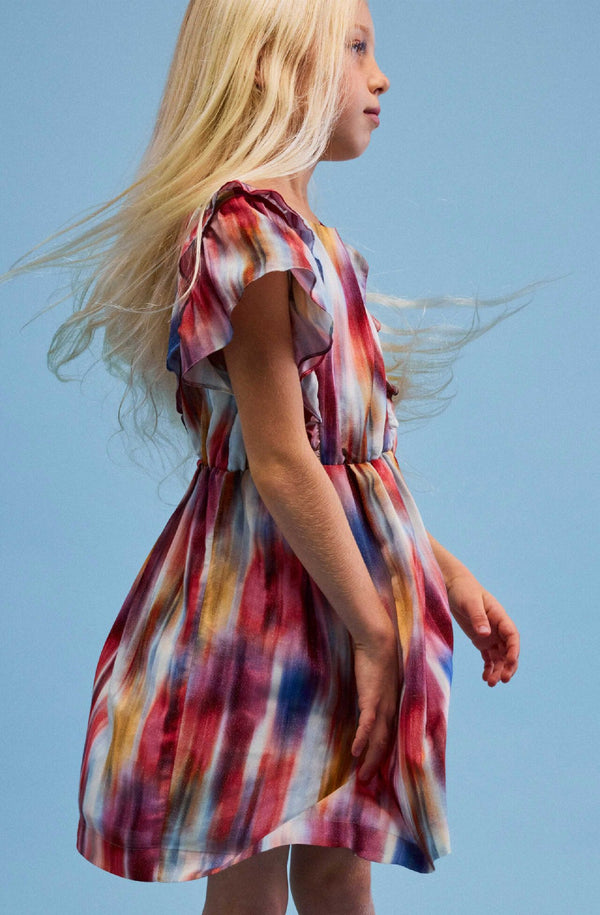 VILEBREQUIN Girls Ruffles Dress Ikat