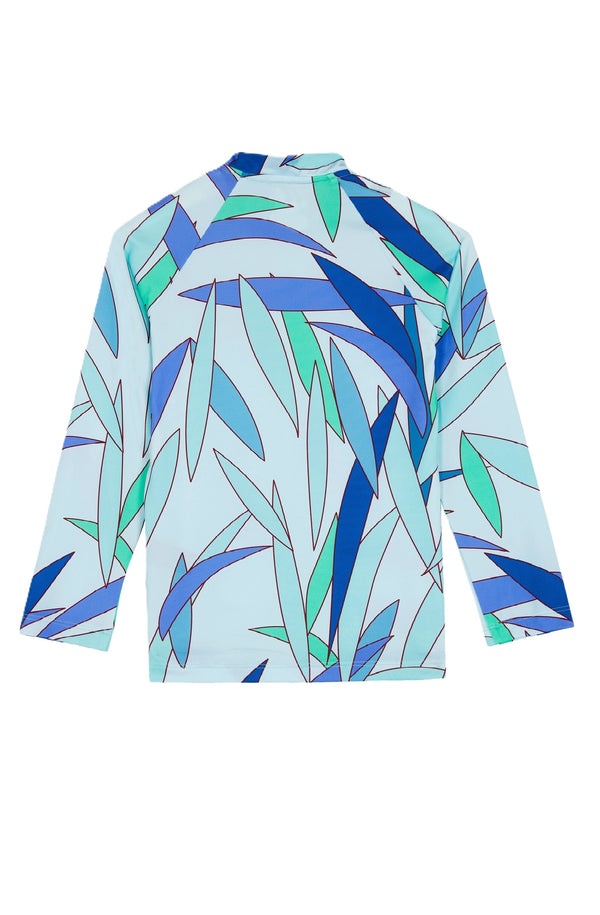 VILEBREQUIN Girls Zipper Long Sleeves Rashguard Madrague