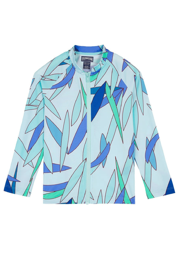 VILEBREQUIN Girls Zipper Long Sleeves Rashguard Madrague