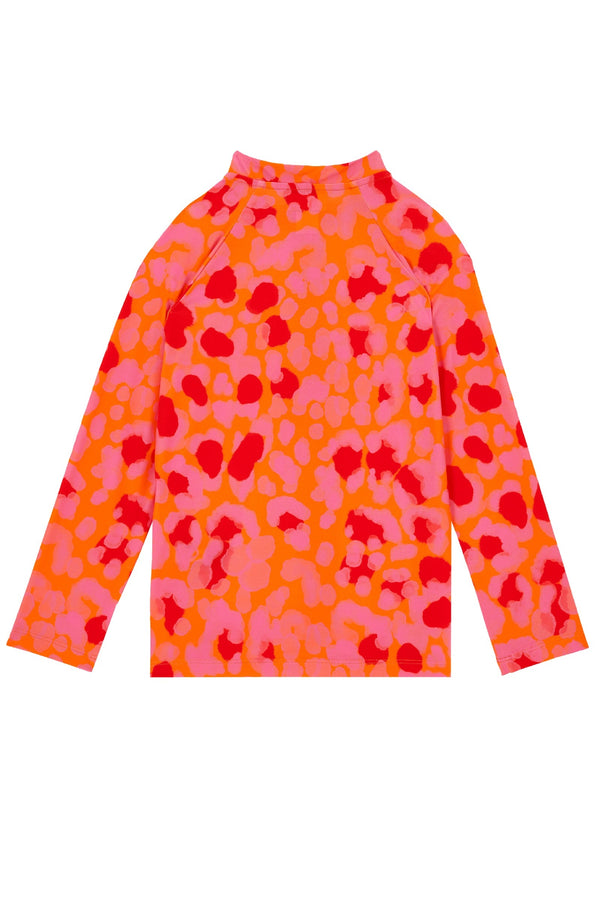 VILEBREQUIN Kids Zipper Rashguard New Leopard
