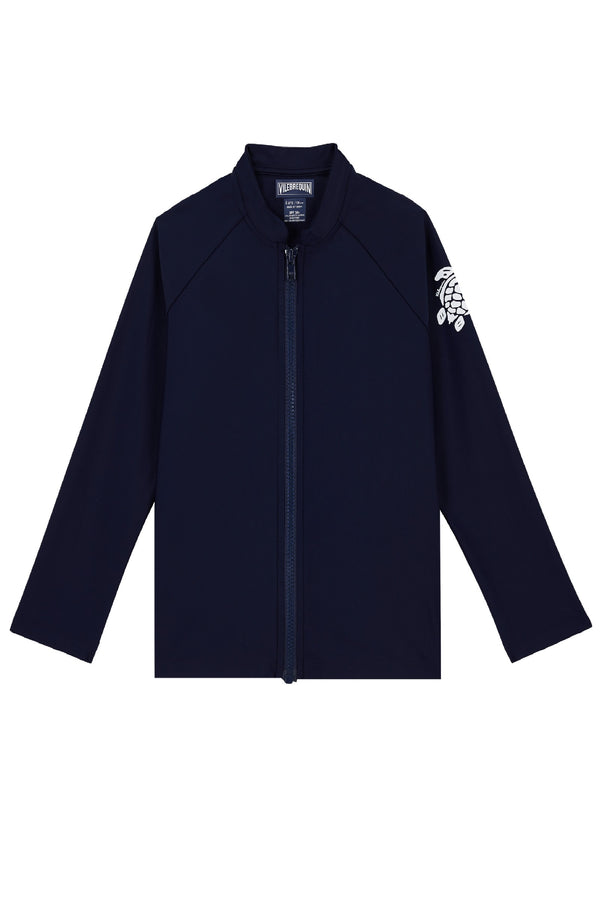 VILEBREQUIN Kids Zipper Long Sleeves Rashguard