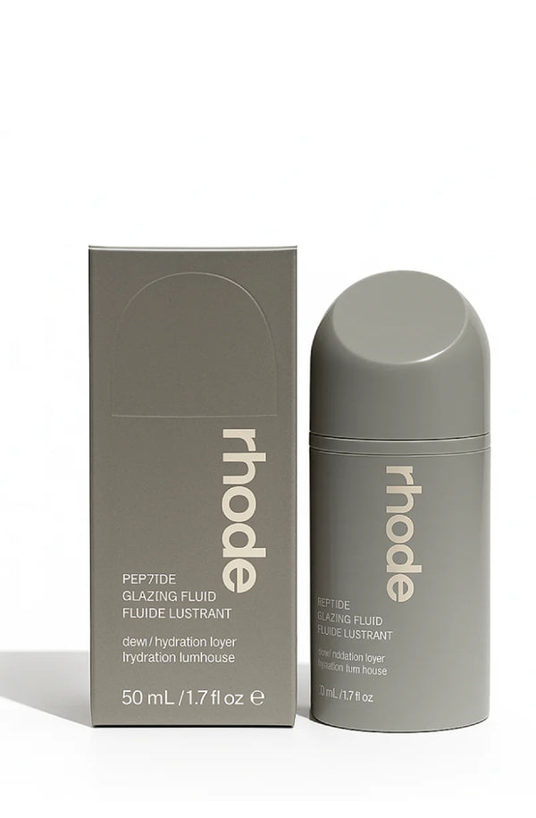 RHODE Women Peptide Glazing Fluid – Dewy Gel Serum for Hydration & Radiance 50ml