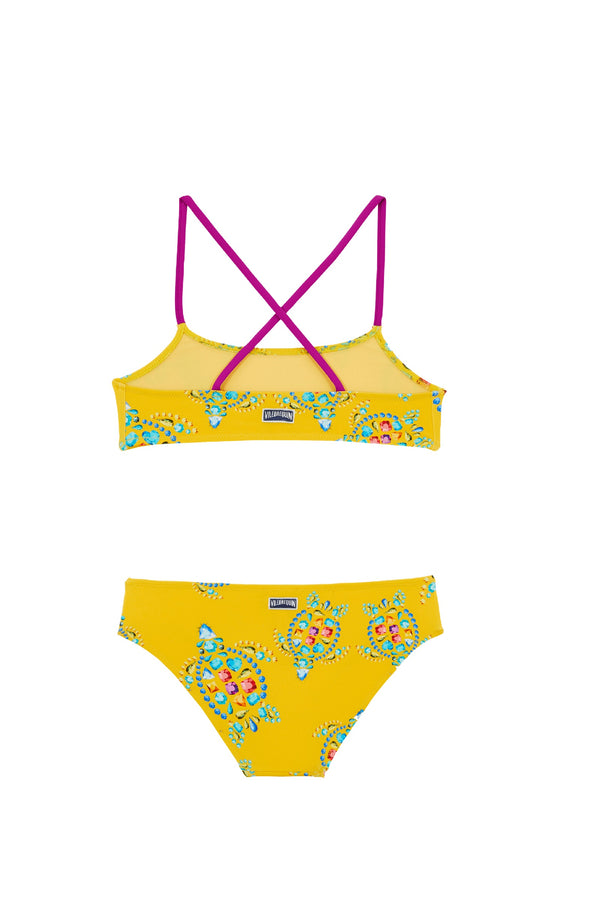 VILEBREQUIN Girls Two Piece Bikini Vendome Turtles