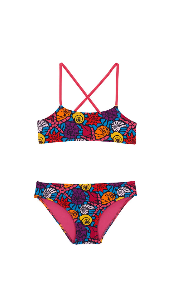 VILEBREQUIN Girls Two-Pieces Bikini Noumea Sea Shells