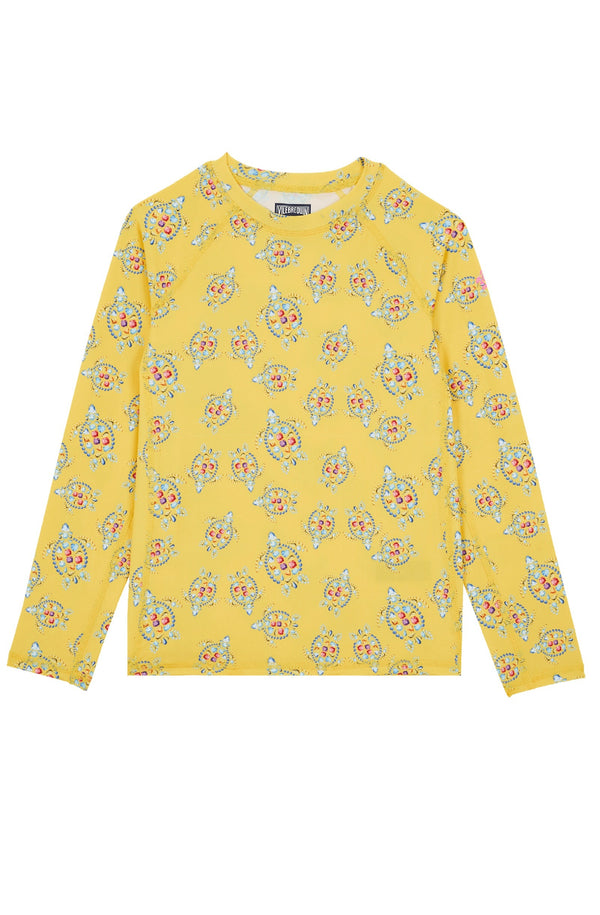VILEBREQUIN Kids Anti-UV Rashguard Vendome Turtles