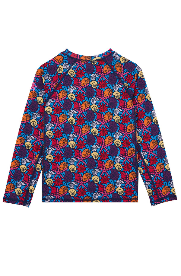 VILEBREQUIN Kids UV Protection Rashguard Noumea Sea Shells