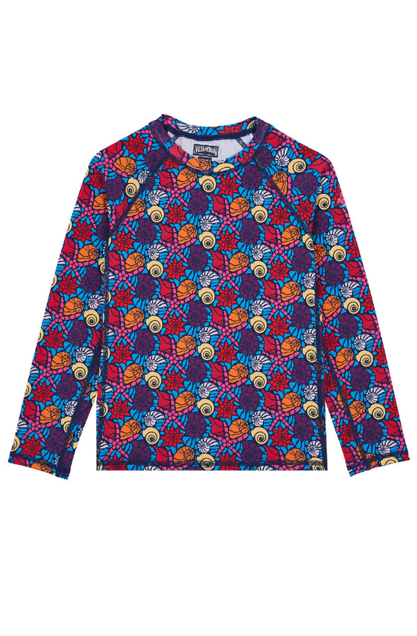 VILEBREQUIN Kids UV Protection Rashguard Noumea Sea Shells