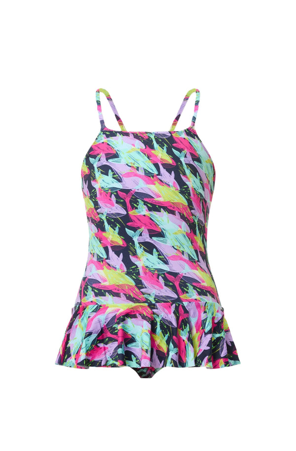 VILEBREQUIN Girls One-piece Swimsuit Whales Offset
