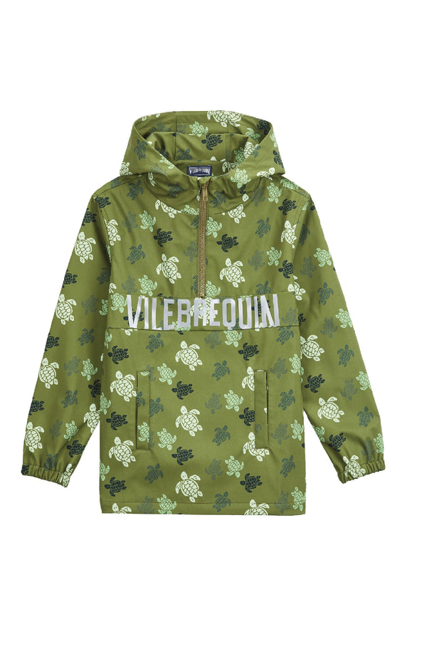 VILEBREQUIN Boys Hooded Jacket Ronde des Tortues Camo