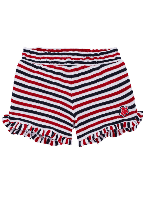 VILEBREQUIN Girls Striped Terry Shorts