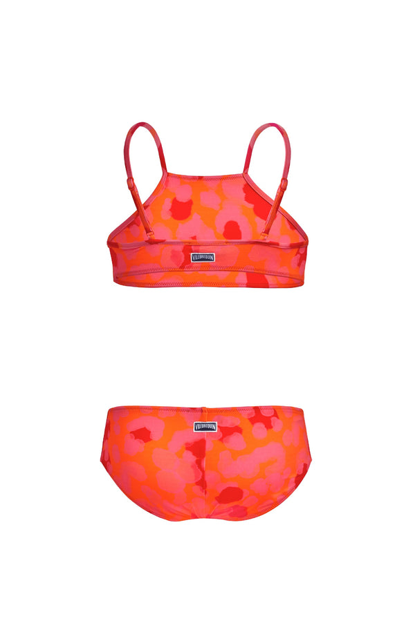 VILEBREQUIN Girls Two Piece Bikini New Leopard
