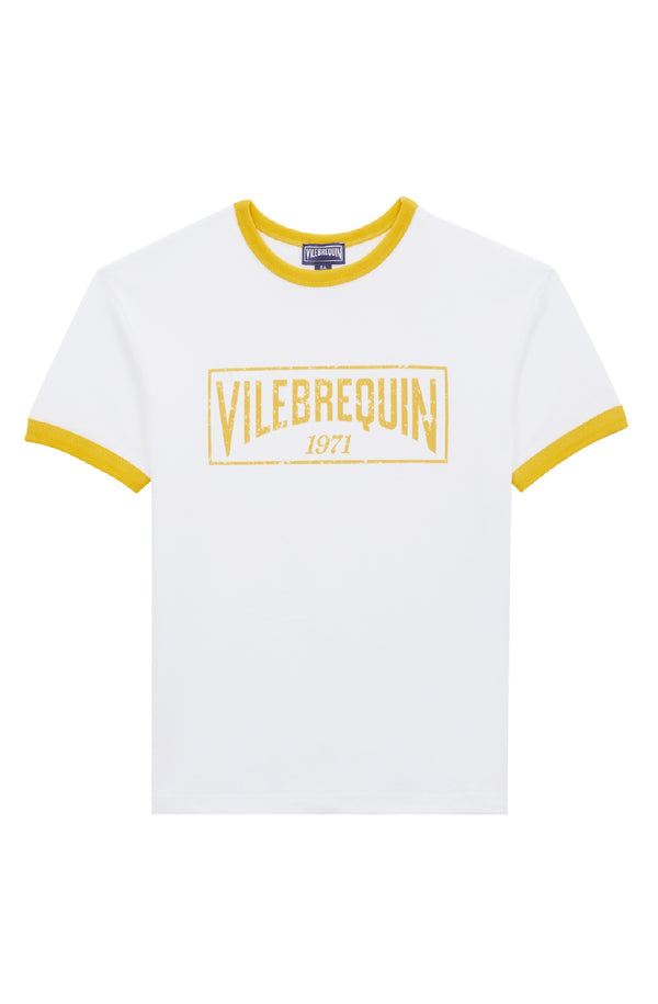 VILEBREQUIN Boys Organic Cotton T-Shirt Bicolor Logo