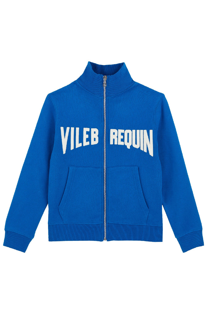 VILEBREQUIN Boys Zip Sweatshirt Embroidered Logo