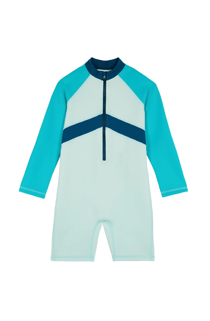 VILEBREQUIN Boys One-Piece Rashguard Jumpsuit Tricolored