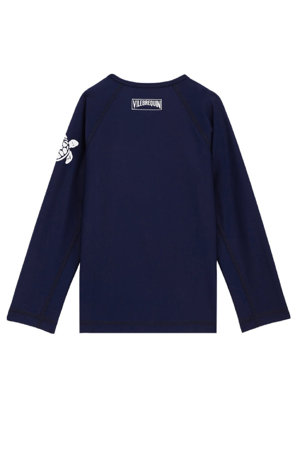VILEBREQUIN Kids Long Sleeves Rashguard Solid