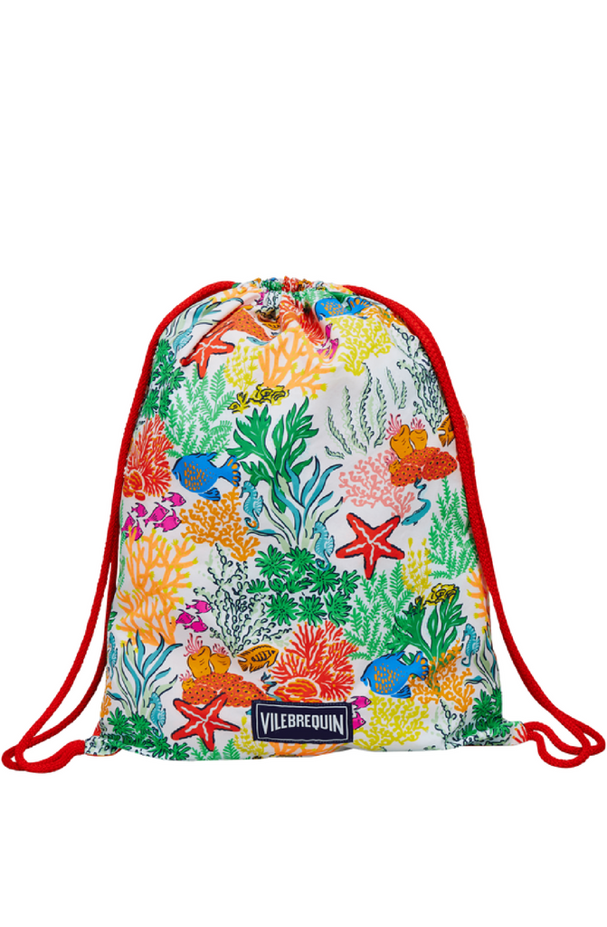 VILEBREQUIN Kids Backpack Fonds Marins Multicolores