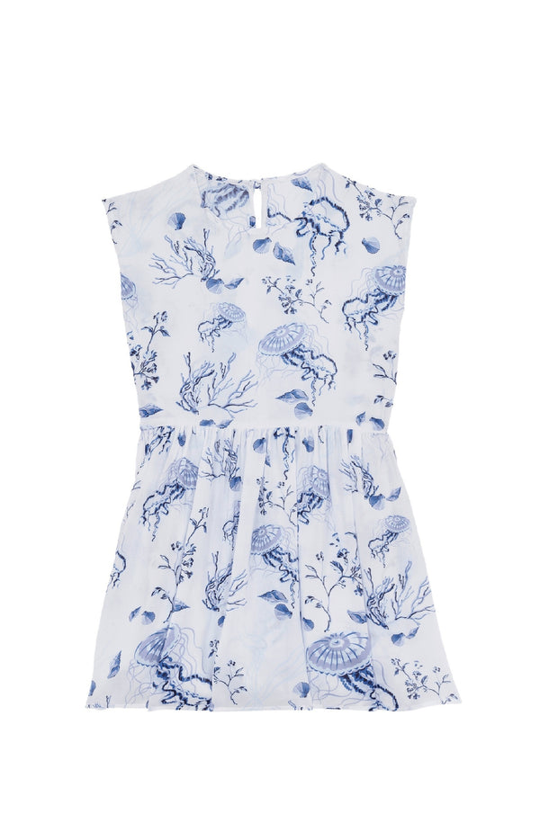 VILEBREQUIN Girls Viscose Dress Medusa and Shells