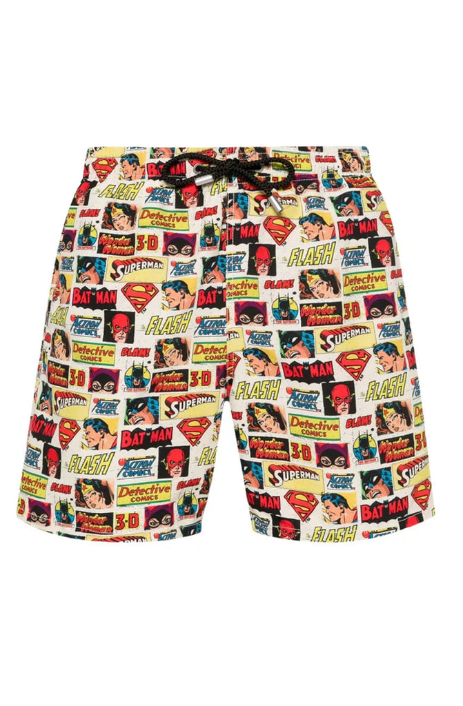MC2 SAINT BARTH Men Swim Shorts Mid-Length Gustavia Comics