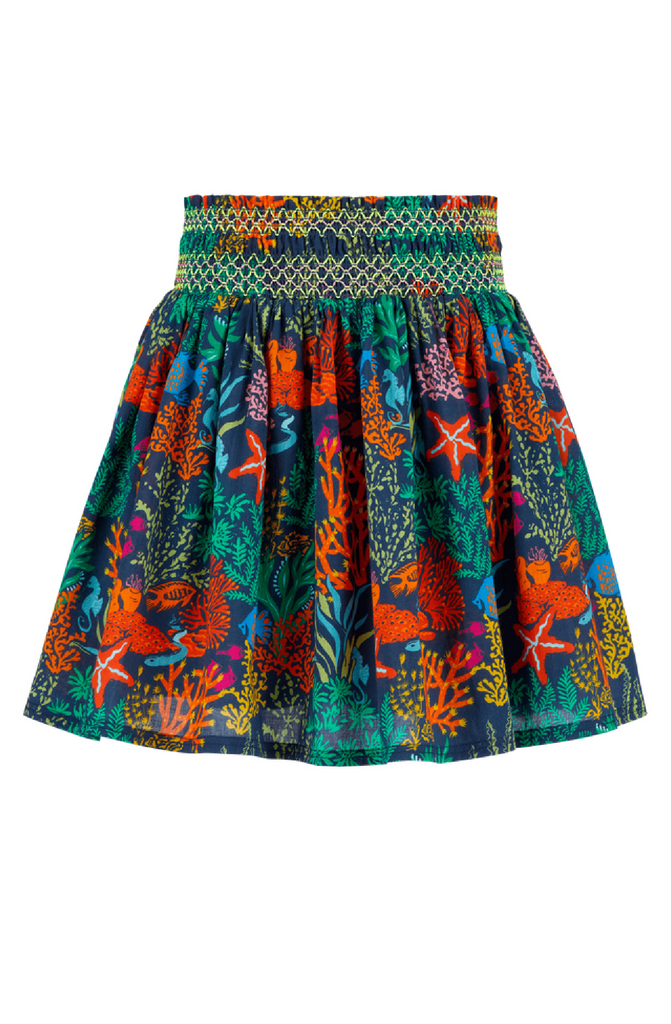 VILEBREQUIN Girls Skirt Fonds Marins Multicolores