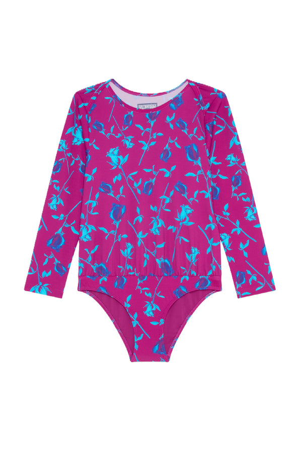 VILEBREQUIN Girls Swimsuit Rashguard One-piece Roses
