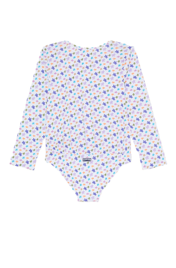 VILEBREQUIN Girls Rashguard One-piece Swimsuit Micro Ronde des Tortues