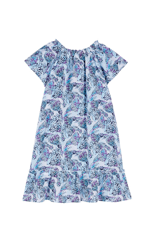 VILEBREQUIN Girls Cotton Voile Dress Isadora Fish