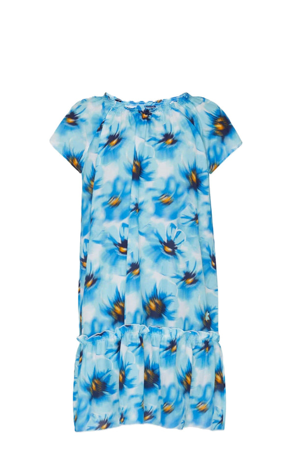 VILEBREQUIN Girls Cotton and Silk Dress Poppies