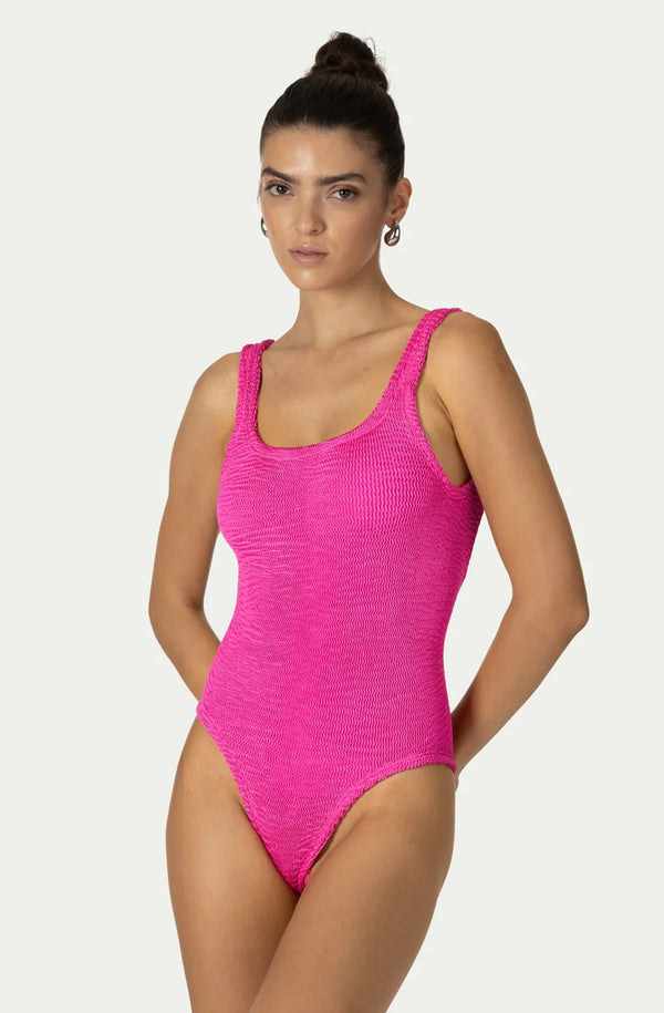 PARAMIDONNA Women Hailey Fuchsia Bustier One-Piece Swimsuit
