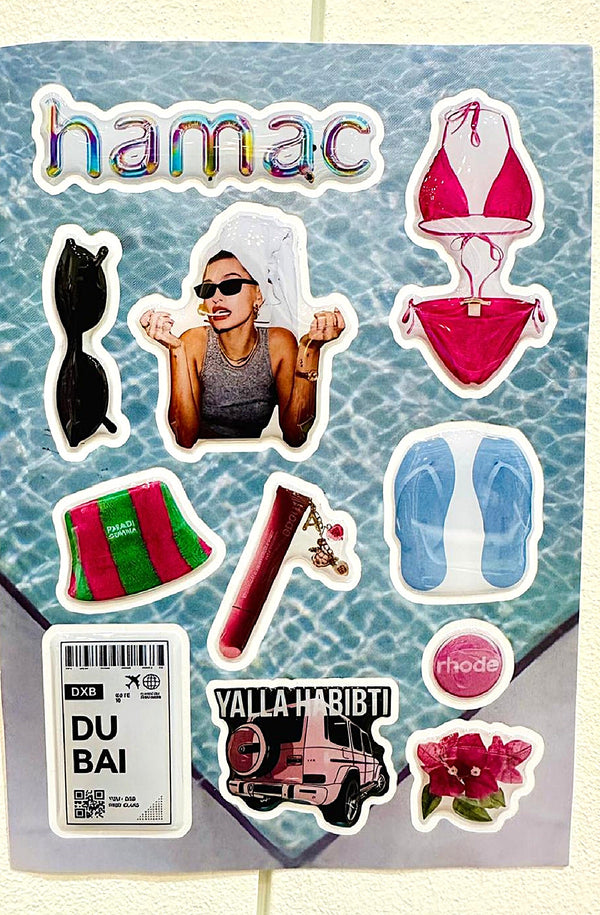 HAMAC Women Stickers Yalla Habibti