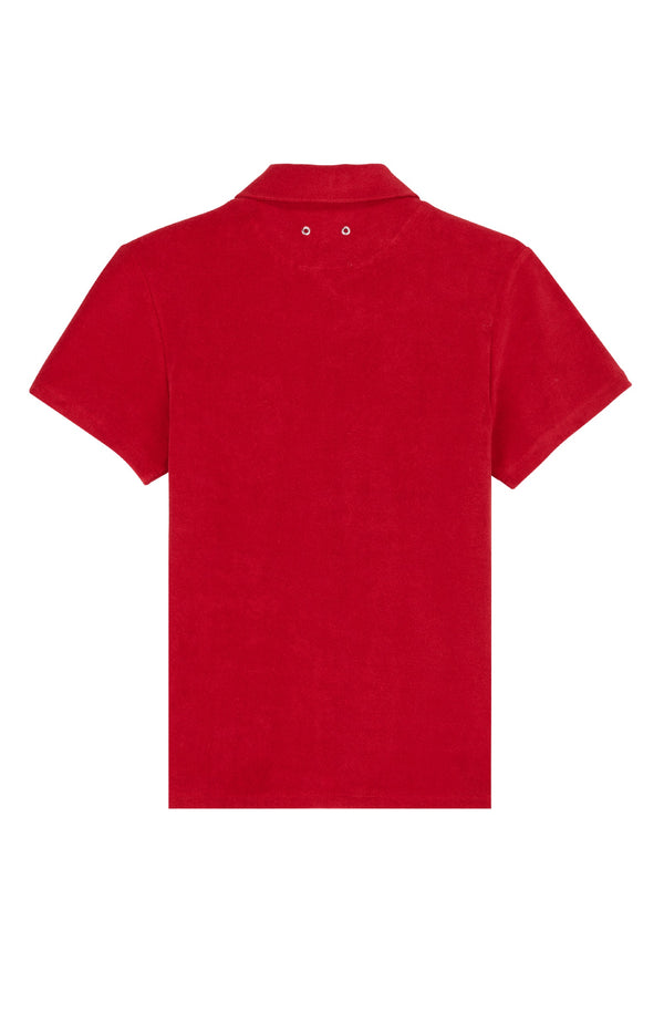 VILEBREQUIN Unisex Terry Bowling Shirt Solid