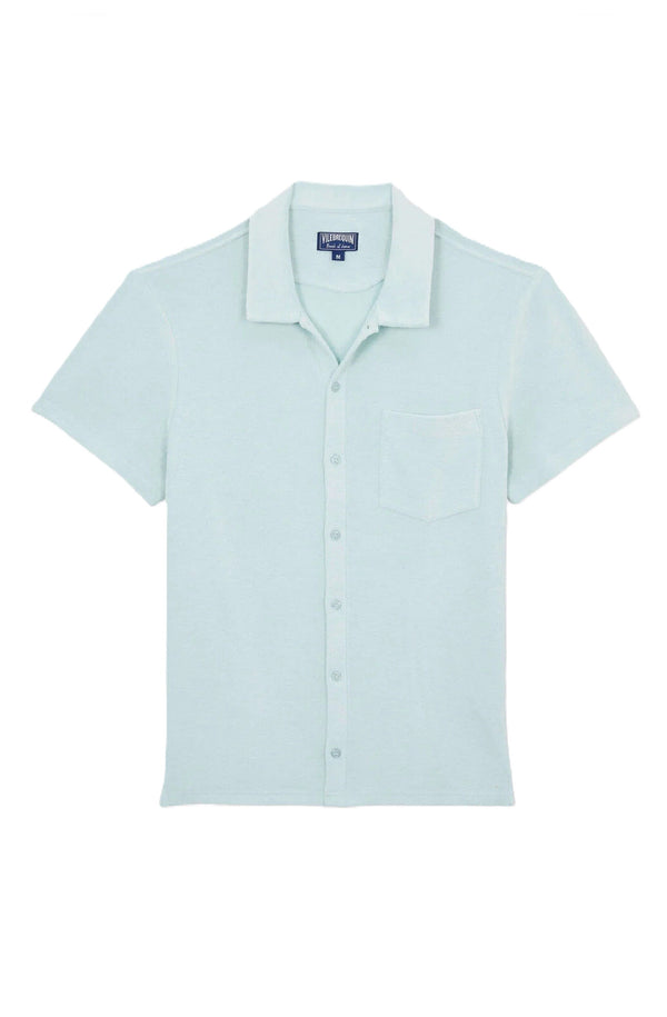 VILEBREQUIN Men Terry Bowling Shirt Solid
