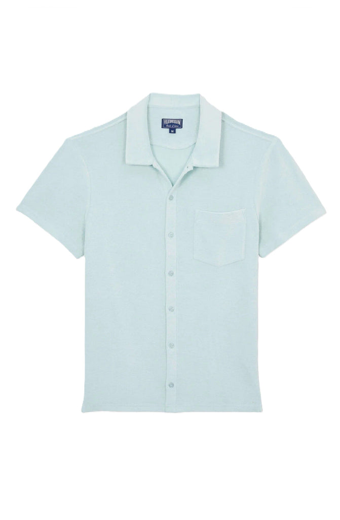 VILEBREQUIN Men Terry Bowling Shirt Solid