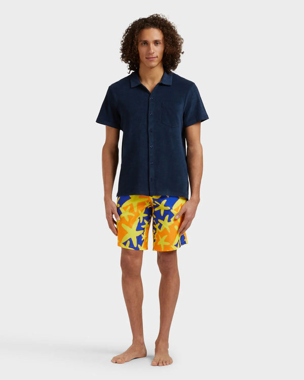 VILEBREQUIN Men Terry Bowling Shirt Solid