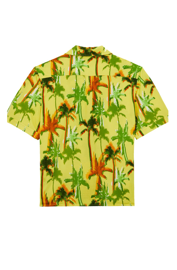 VILEBREQUIN Men Cotton Shirt Palms Offset