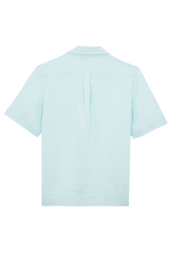 VILEBREQUIN Men Linen Shirt Natural Dye