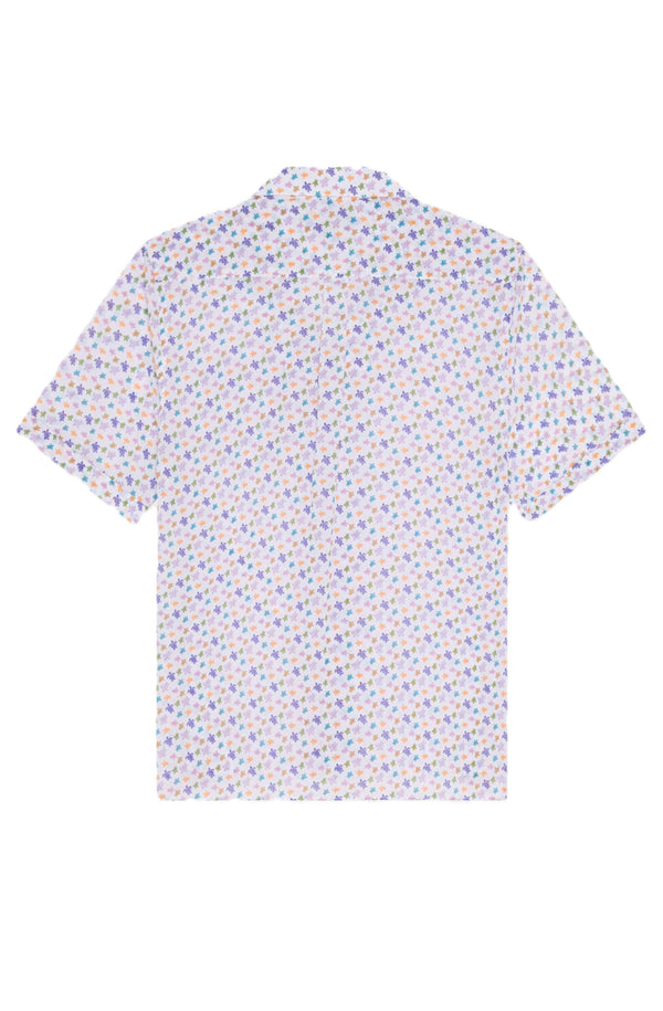 VILEBREQUIN Men Organic Cotton Bowling Shirt Micro Ronde des Tortues