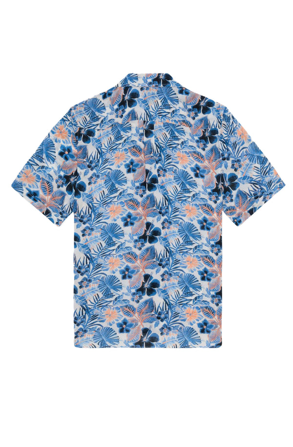 VILEBREQUIN Men Viscose Bowling Shirt Island Flowers