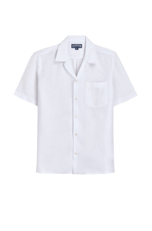 VILEBREQUIN Men Linen Shirt Solid