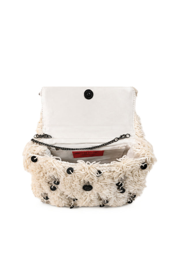 MUCHE ET MUCHETTE Women Hava Sequined Short Yarn Box Clutch