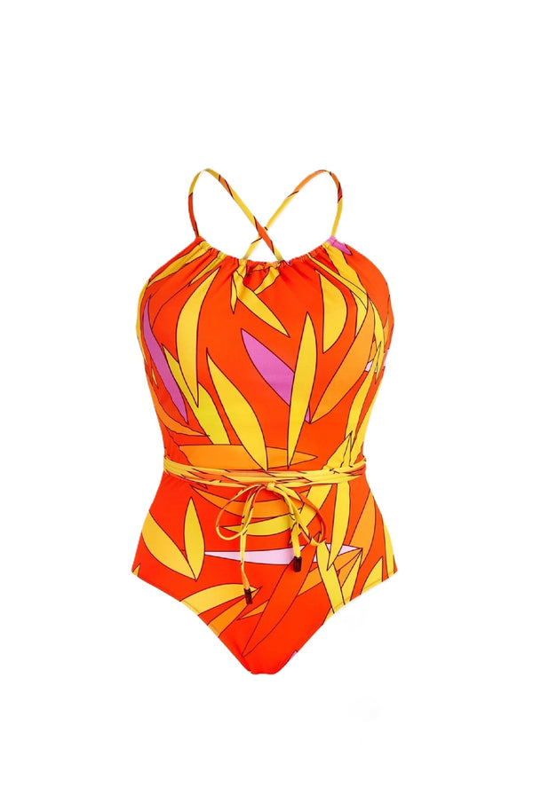 VILEBREQUIN Women Backless One-Piece Swimsuit Madrague