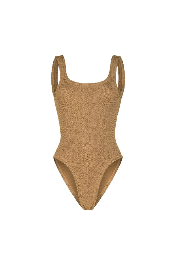 PARAMIDONNA Women Hailey Camel Bustier One-Piece Swimsuit