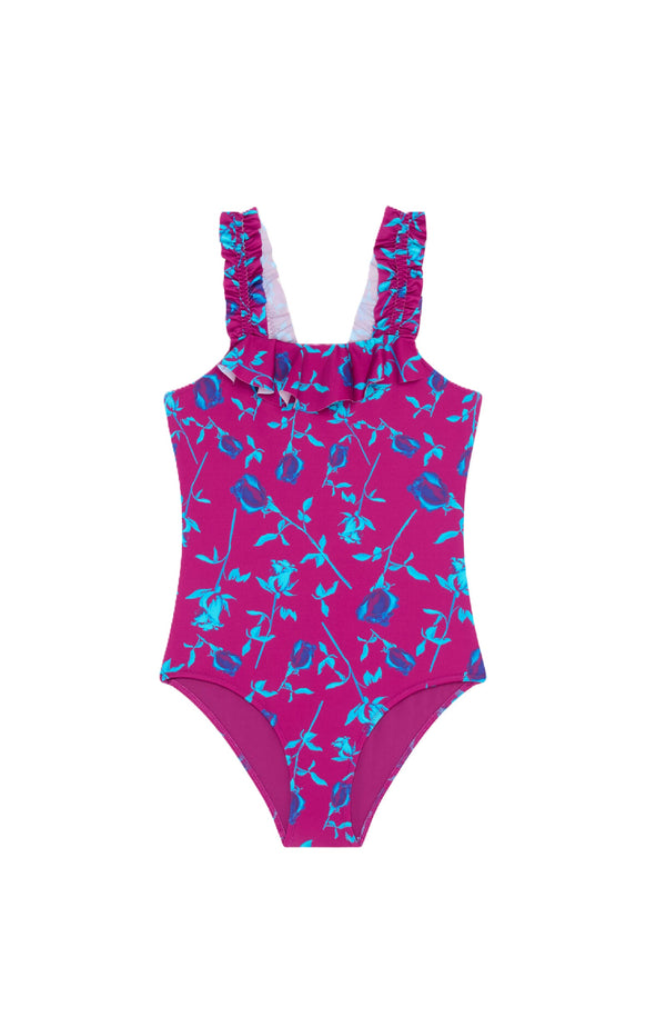 VILEBREQUIN Girls One-piece Swimsuit Roses