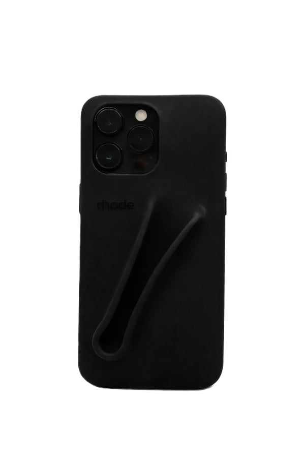 RHODE Women iPhone Lip Case – Soft Bubble Grip Phone Case with Lip Holder